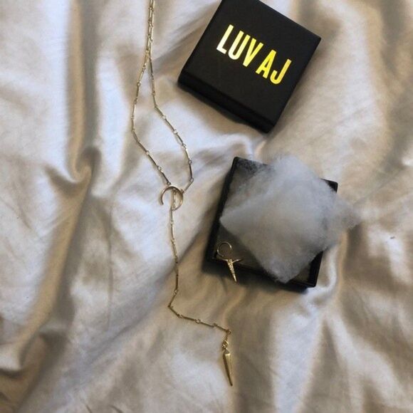 Luv AJ Ring and Necklace Set - Picture 3 of 3